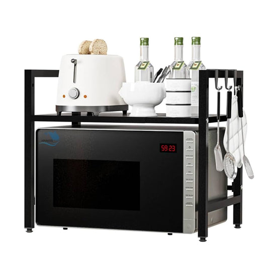 Estante de almacenamiento retráctil: organizador de estantes ajustable para el hogar y la cocina 