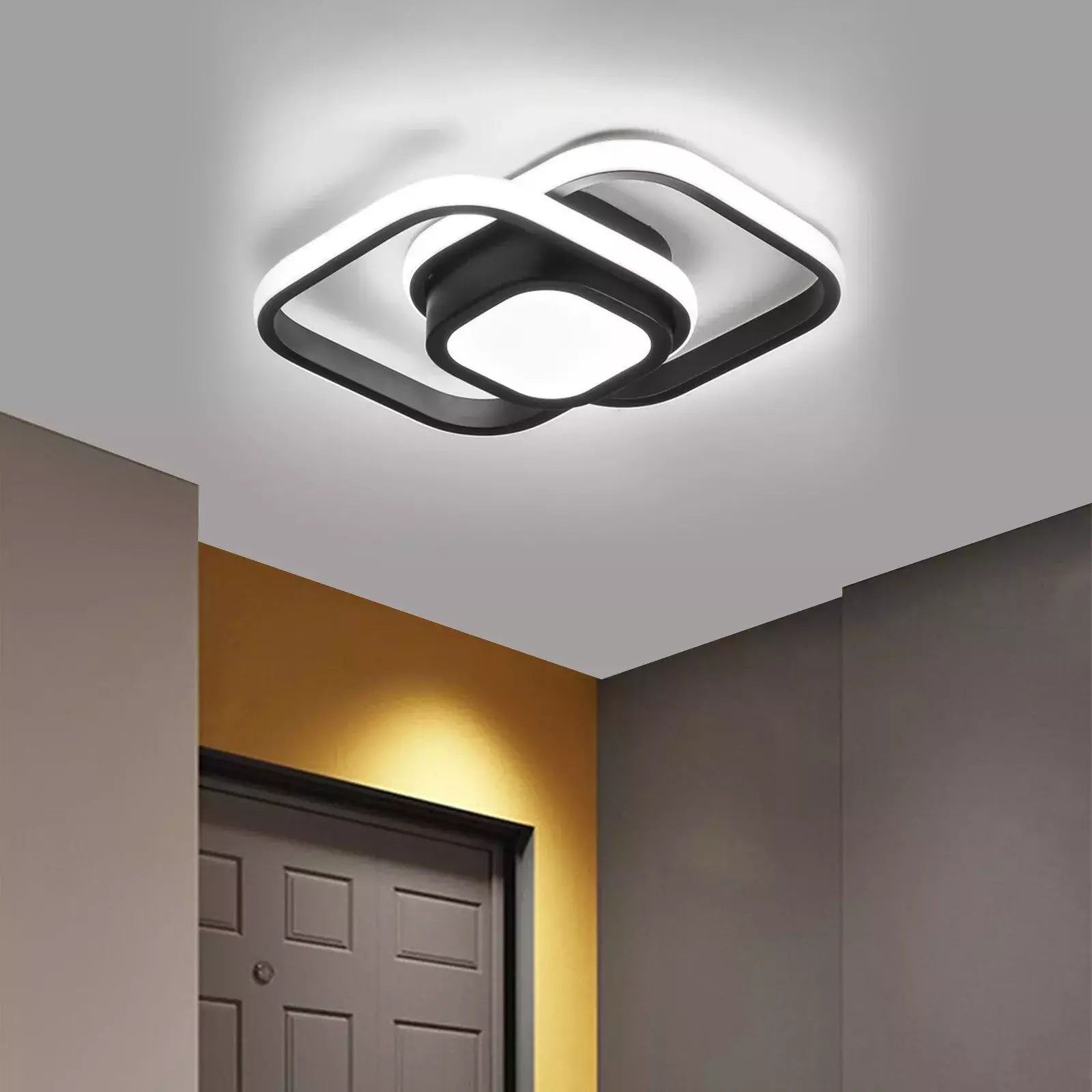 3  Farbige Decken  Lampe Dimmbar LED Deckenleuchte Wohnzimmer Flur Kchen Einga DE